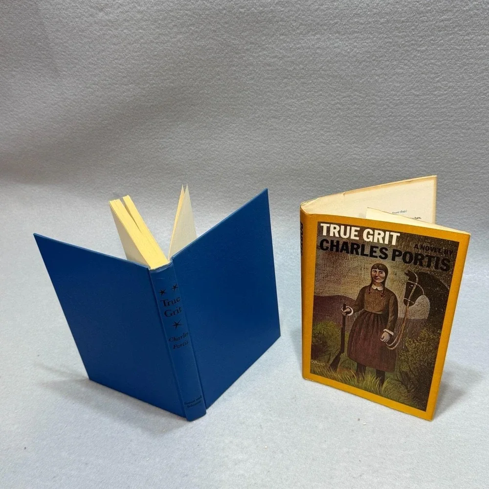Vintage 1968 True Grit Charles Portis HC/DJ Book Club Edition Simon & Schuster